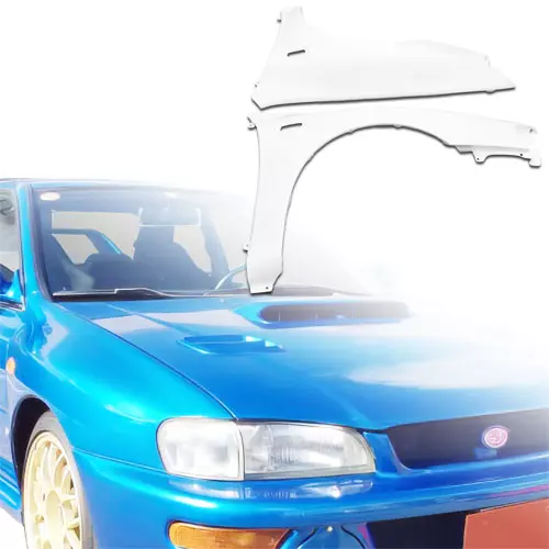 ModeloDrive FRP LS WRC 00 Wide Body Kit 11pc > Subaru Impreza (GC8) 1993-2001 > 2dr Coupe - Image 43