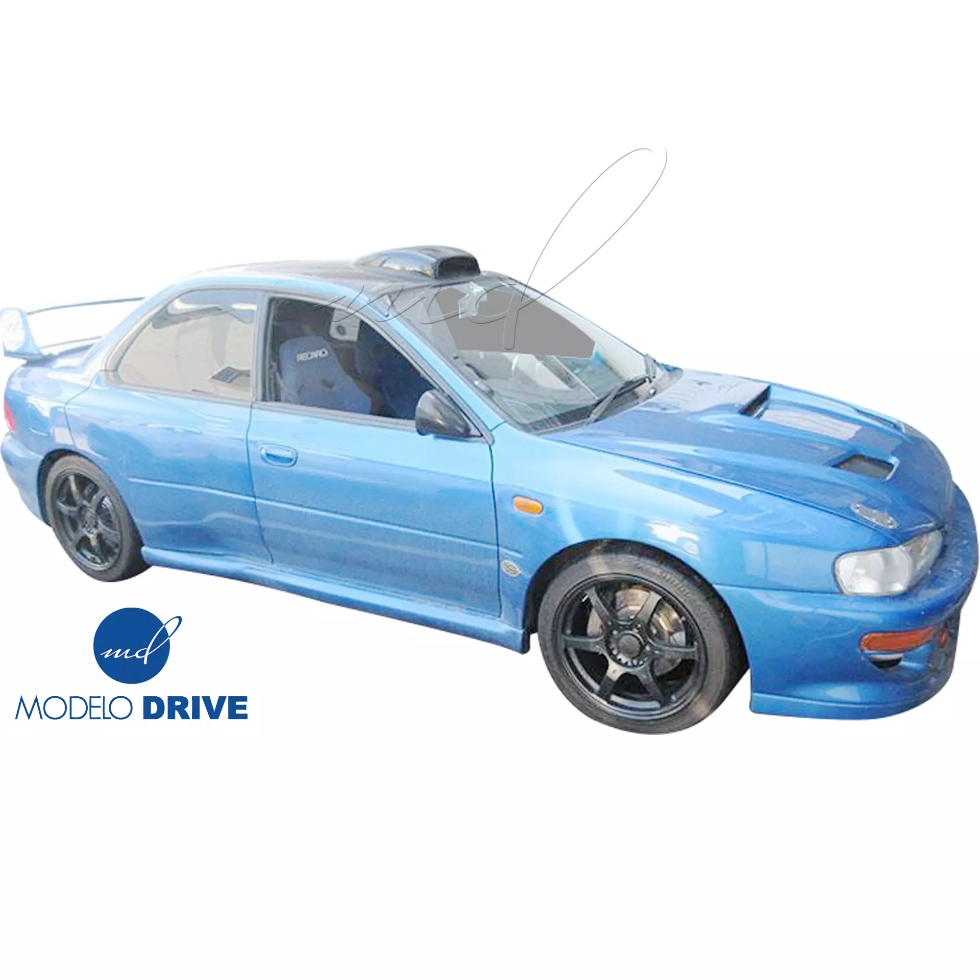 ModeloDrive FRP LS WRC 00 Wide Body Kit 13pc > Subaru Impreza (GC8) 1993-2001 > 4dr Sedan - Image 79