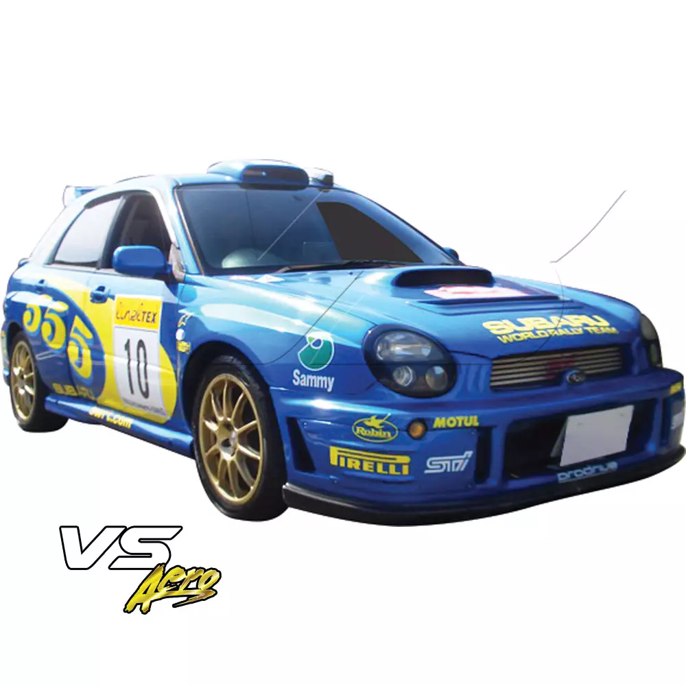 VSaero FRP LSPO WRC Wide Body Fenders 7pc > Subaru Impreza WRX 2002-2003 > 4dr Sedan - Image 17