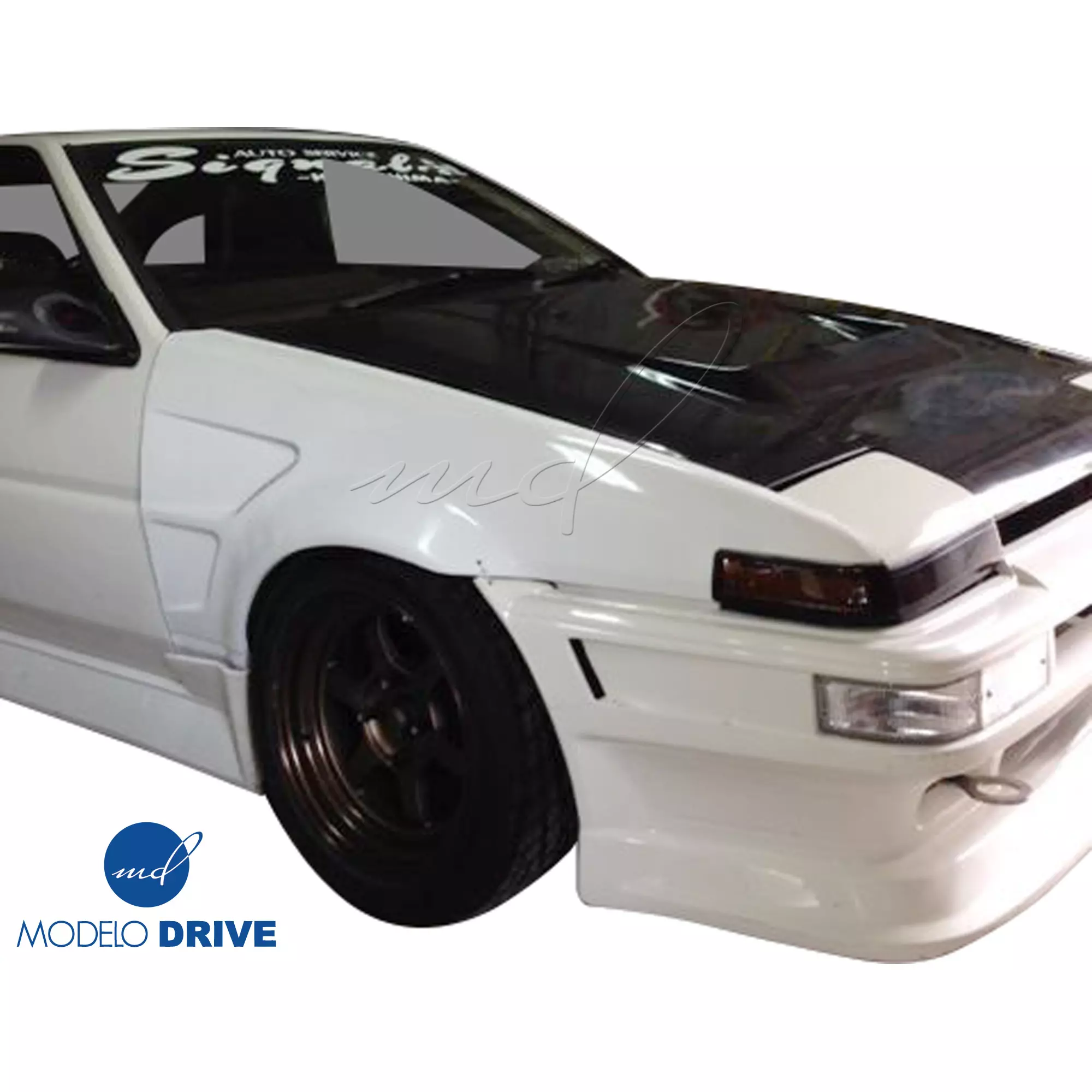 ModeloDrive FRP DMA D1 Wide Body 30mm Fenders Set > Toyota Corolla AE86 1984-1987 > 2dr Coupe - Image 6