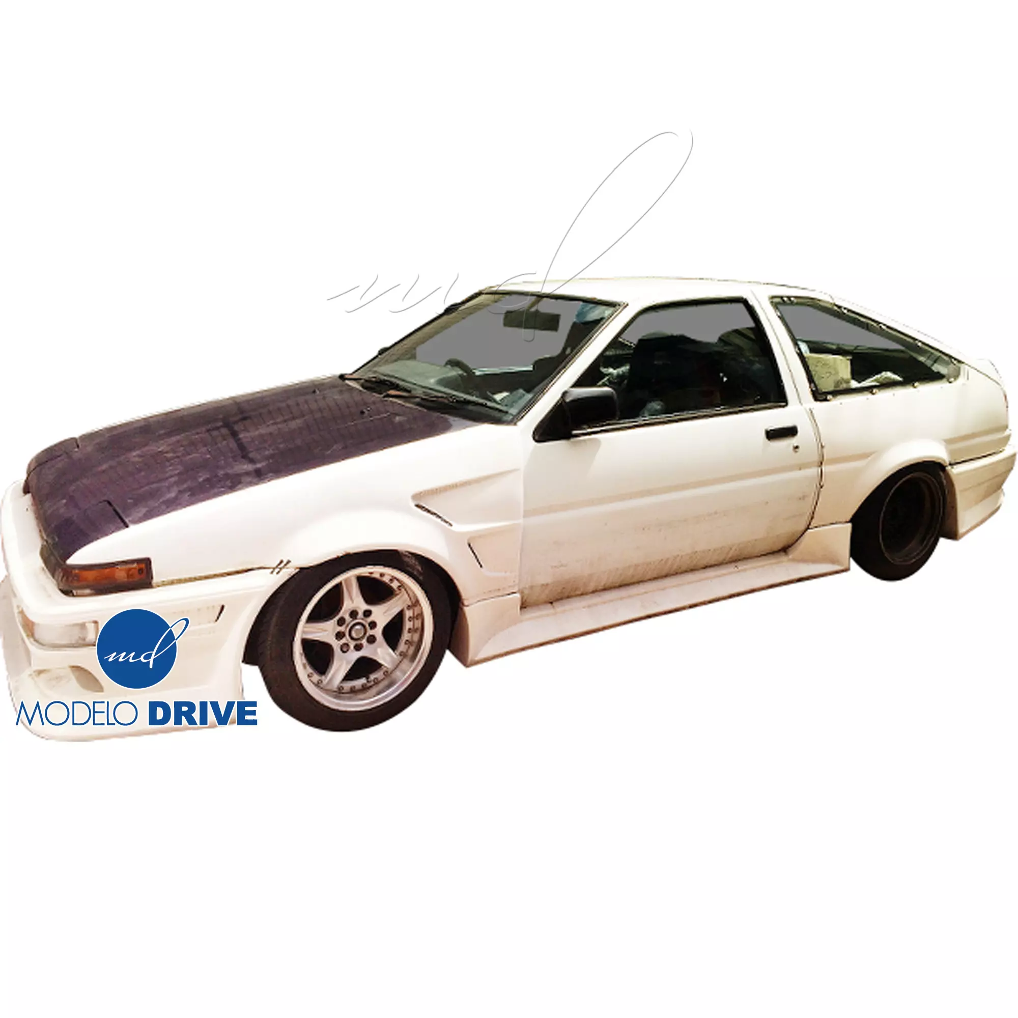 ModeloDrive FRP DMA D1 Wide Body 30mm Fenders Set > Toyota Corolla AE86 1984-1987 > 2dr Coupe - Image 7