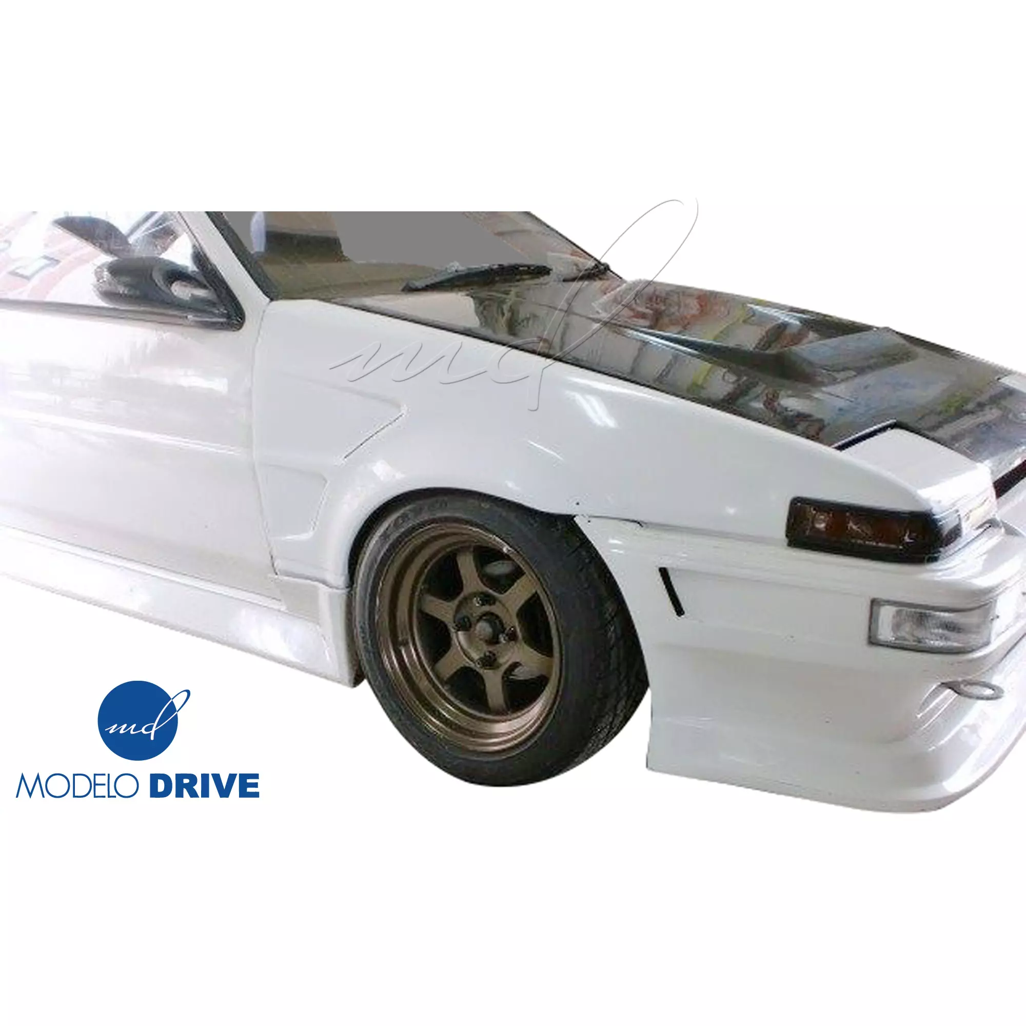ModeloDrive FRP DMA D1 Wide Body 30mm Fenders Set > Toyota Corolla AE86 1984-1987 > 2dr Coupe - Image 8
