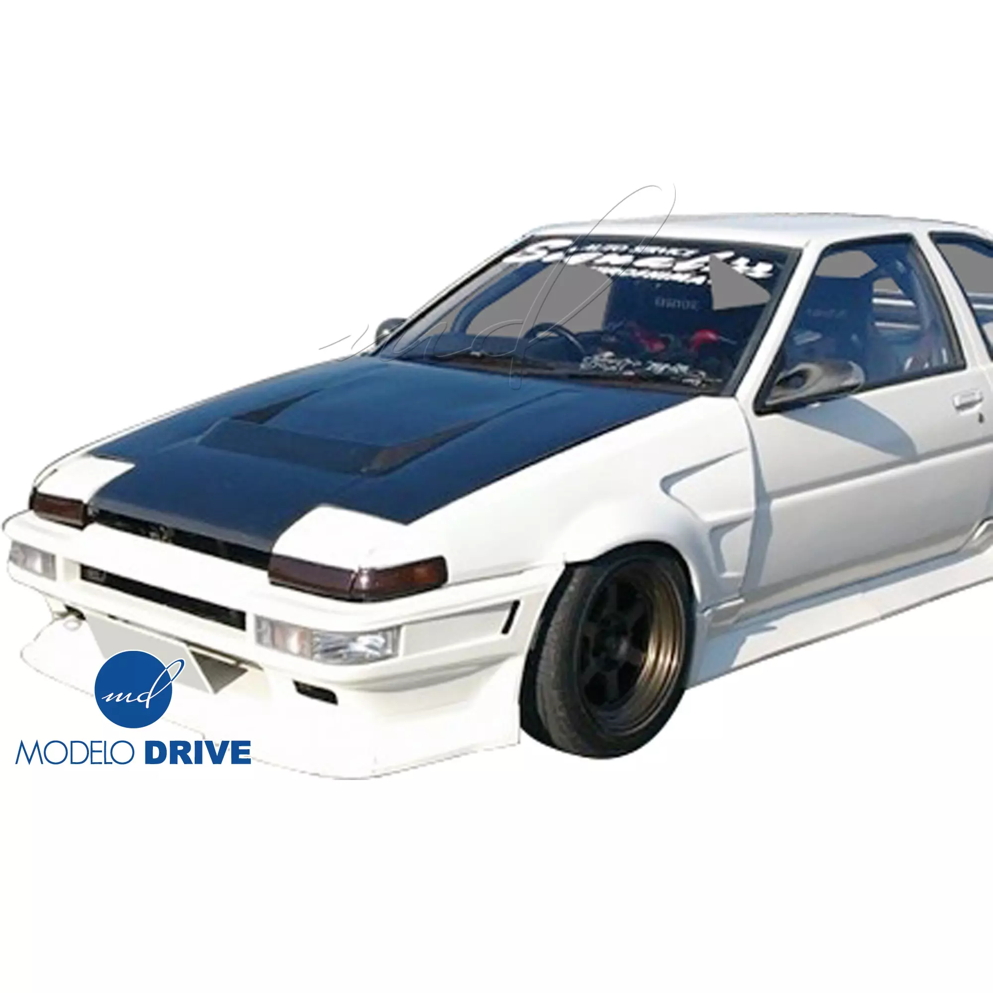ModeloDrive FRP DMA D1 Wide Body 30mm Fenders Set > Toyota Corolla AE86 1984-1987 > 2dr Coupe - Image 10