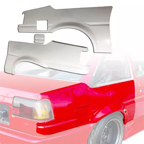ModeloDrive FRP DMA D1 Wide Body 30mm Fenders Set > Toyota Corolla AE86 1984-1987 > 2dr Coupe - Image 29