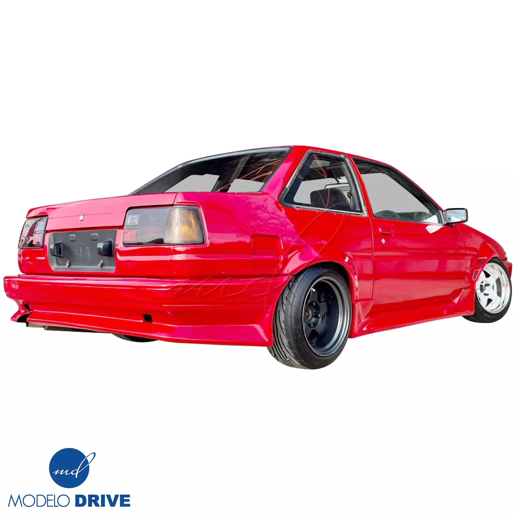 ModeloDrive FRP DMA D1 Wide Body 30mm Fenders Set > Toyota Corolla AE86 1984-1987 > 2dr Coupe - Image 46