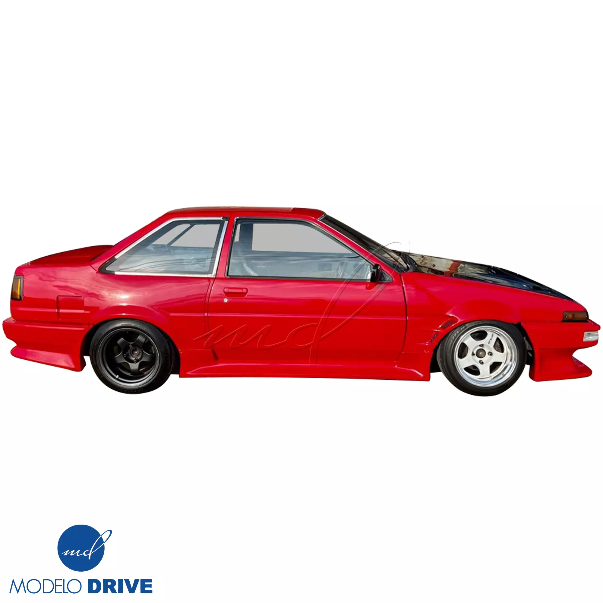 ModeloDrive FRP DMA D1 Wide Body 30mm Fenders Set > Toyota Corolla AE86 1984-1987 > 2dr Coupe - Image 51