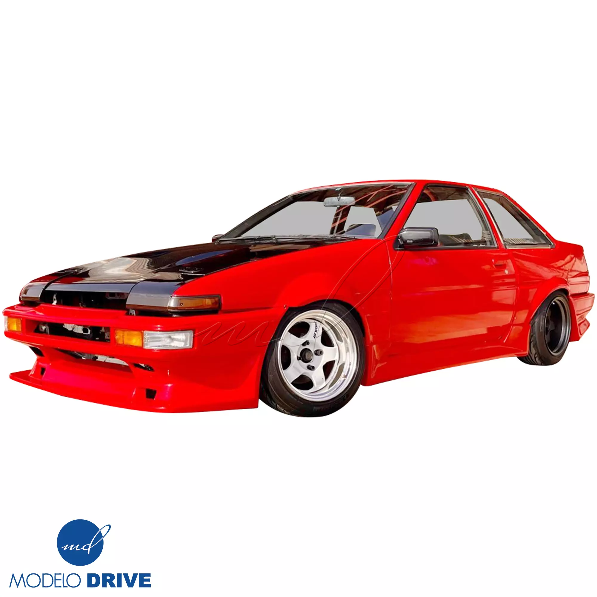 ModeloDrive FRP DMA D1 Wide Body 30mm Fenders Set > Toyota Corolla AE86 1984-1987 > 2dr Coupe - Image 54