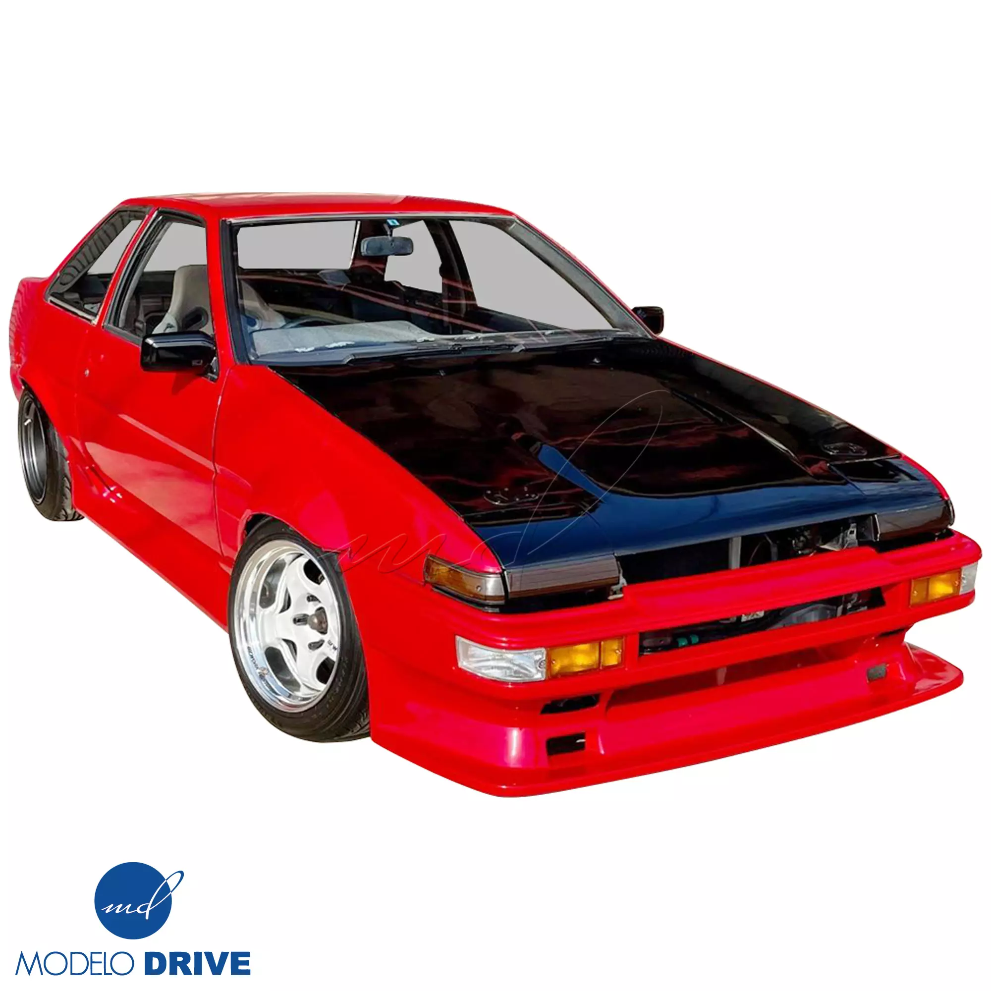 ModeloDrive FRP DMA D1 Wide Body 30mm Fenders Set > Toyota Corolla AE86 1984-1987 > 2dr Coupe - Image 56