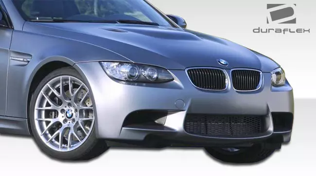 2011-2013 BMW 3 Series E92 2dr E93 Convertible Duraflex M3 Look Front Bumper Cover 1 Piece - Image 4