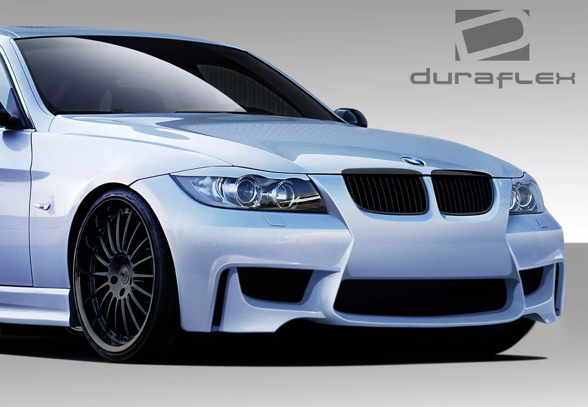 2006-2008 BMW 3 Series E90 4DR Duraflex 1M Look Front Bumper Cover 1 Piece - Image 2
