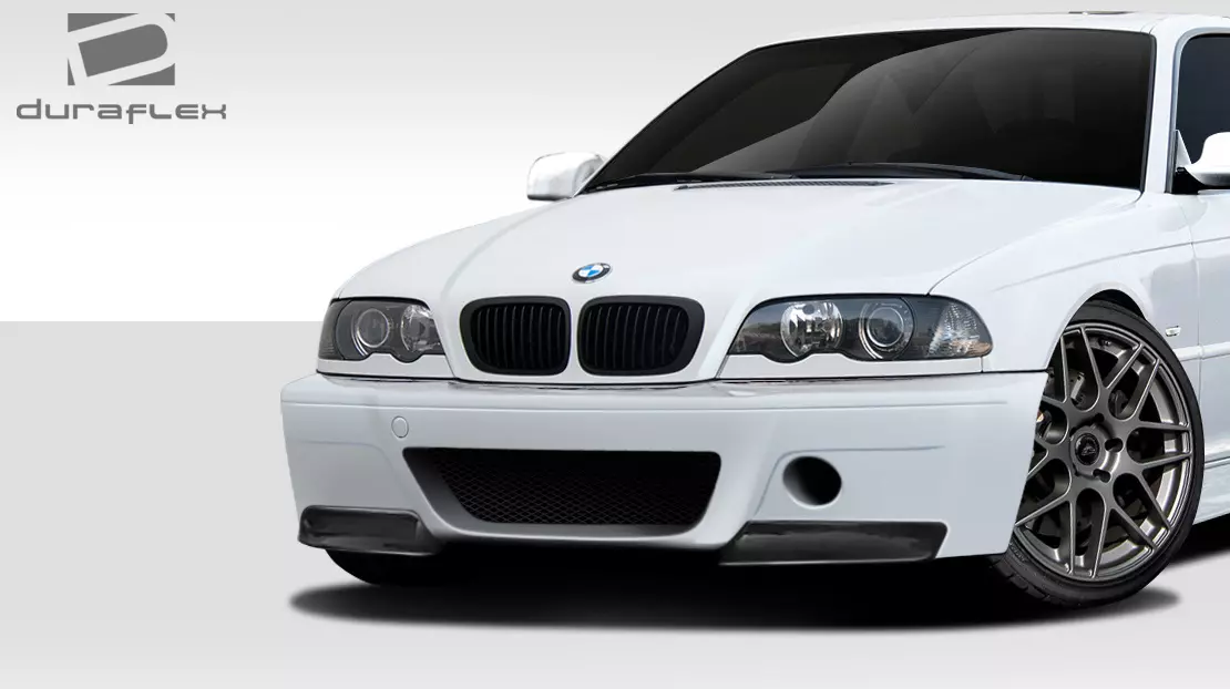 2000-2006 BMW 3 Series E46 2DR Duraflex CSL Look Front Bumper Cover 1 Piece - Image 2
