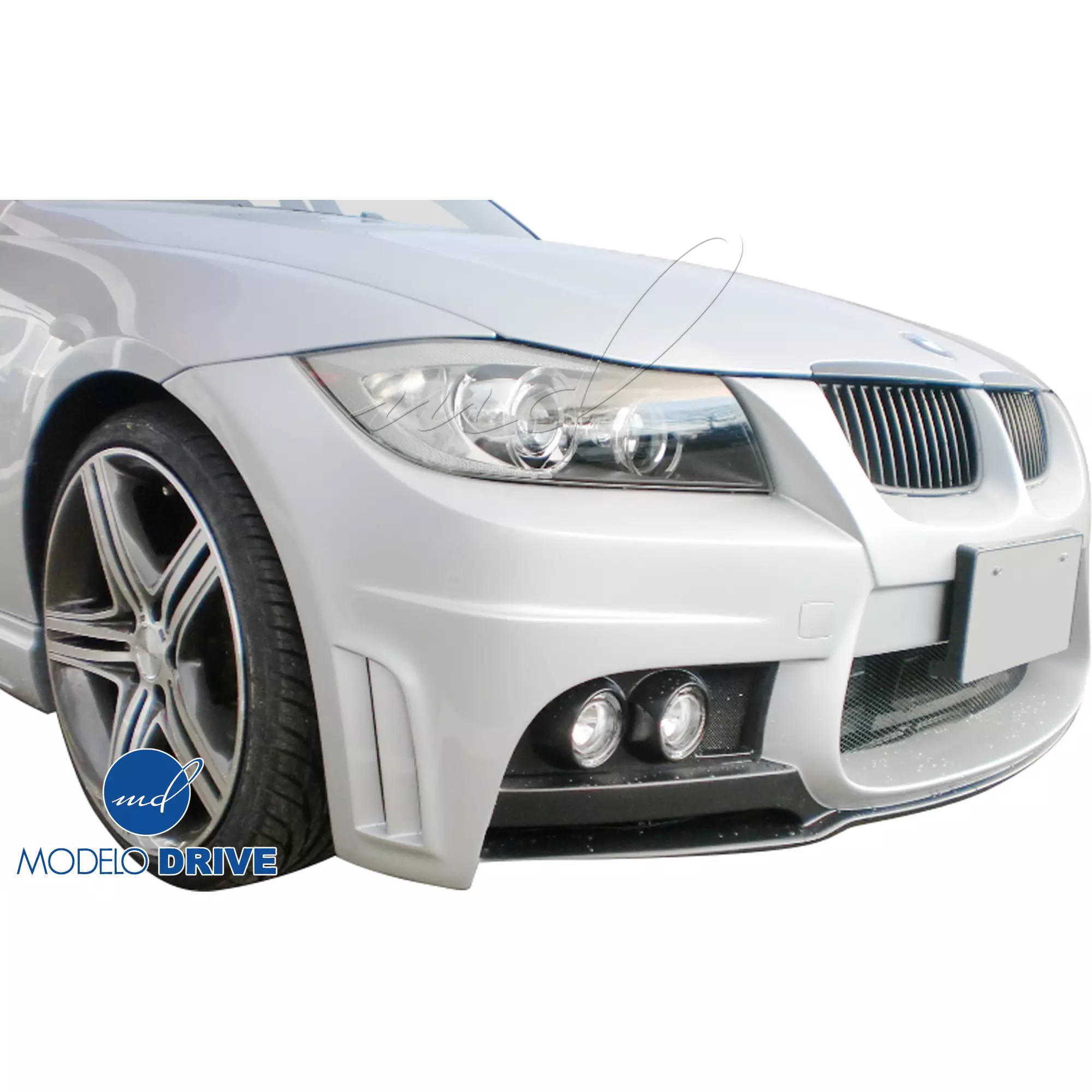 ModeloDrive FRP WAL BISO Front Bumper > BMW 3-Series E90 2007-2010> 4dr - Image 6