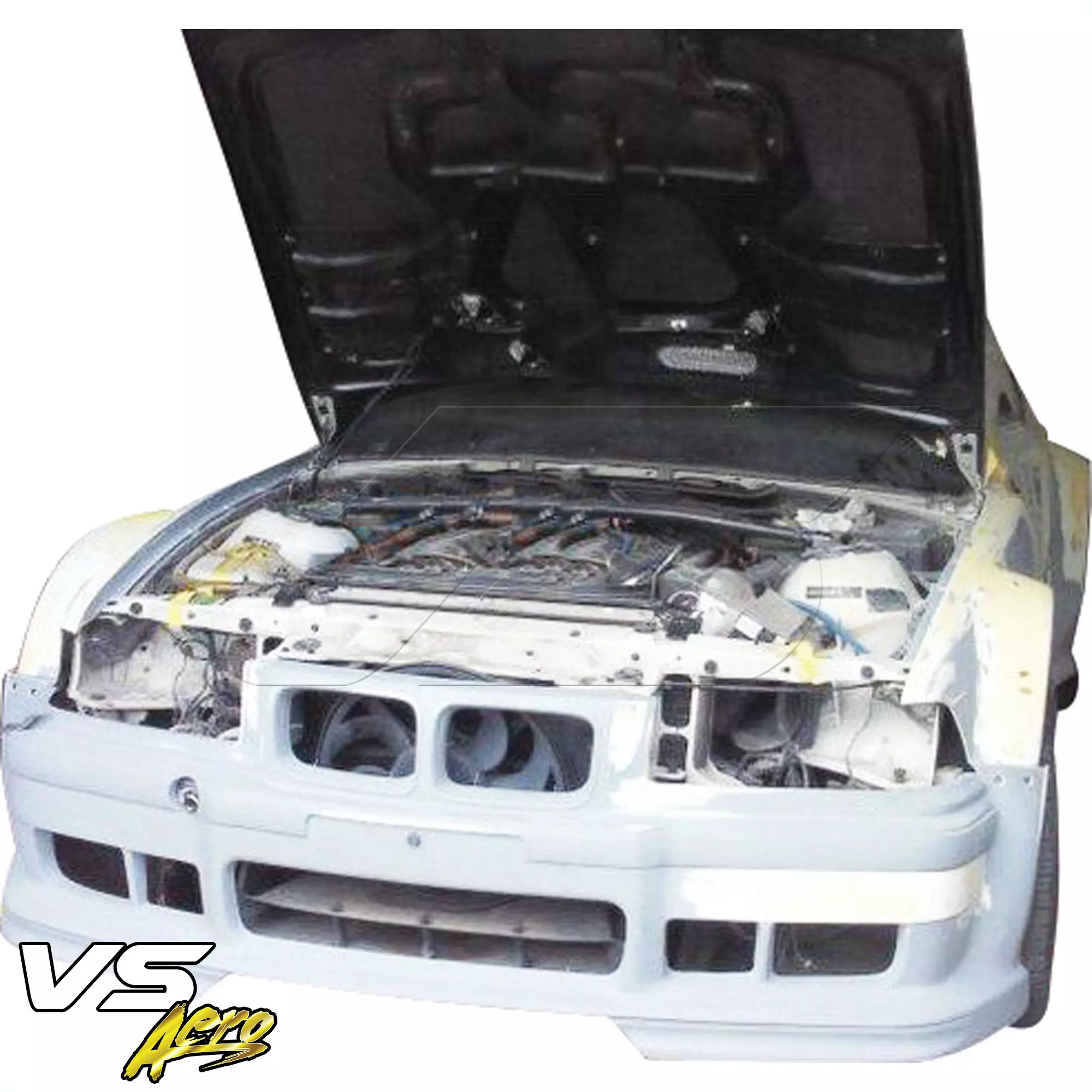 VSaero FRP RIEG DTM Wide Body Front Bumper > BMW 3-Series 325i 328i E36 1992-1998 > 2dr Coupe - Image 3
