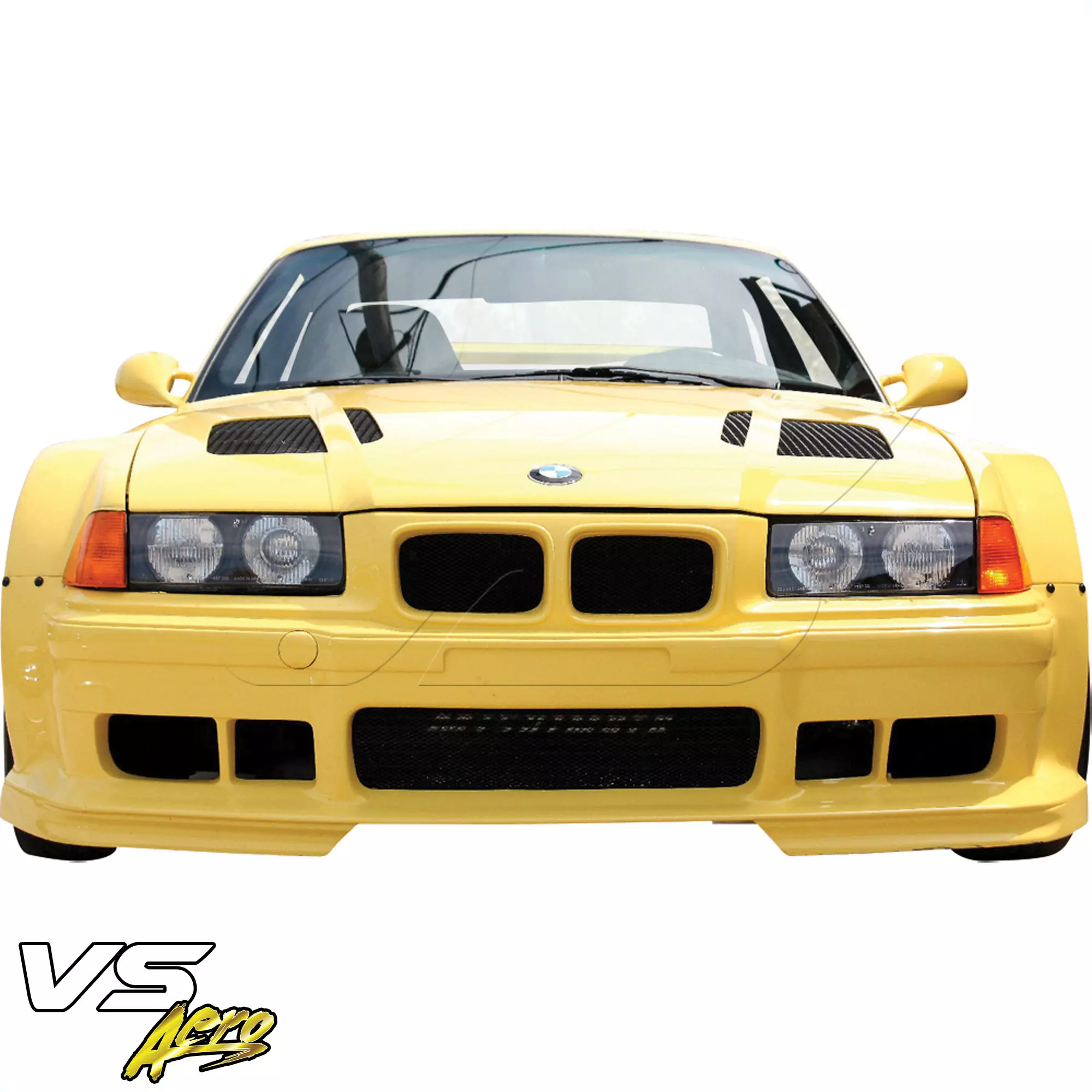 VSaero FRP RIEG DTM Wide Body Front Bumper > BMW 3-Series 325i 328i E36 1992-1998 > 2dr Coupe - Image 15