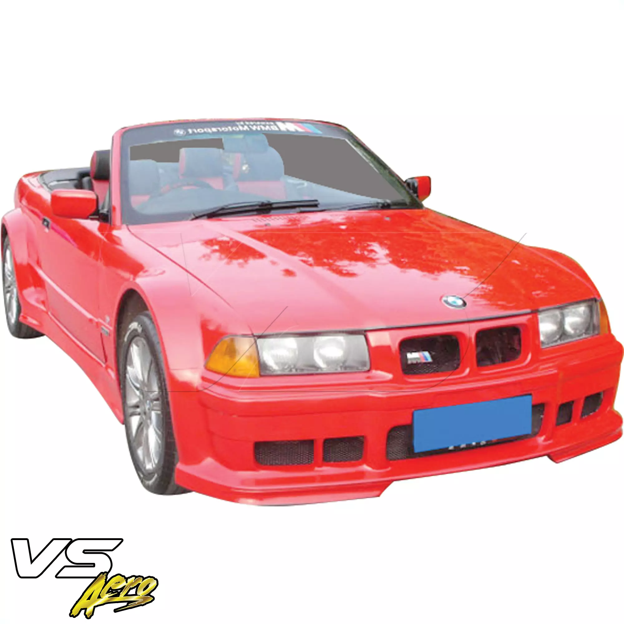 VSaero FRP RIEG DTM Wide Body Front Bumper > BMW 3-Series 325i 328i E36 1992-1998 > 2dr Coupe - Image 18