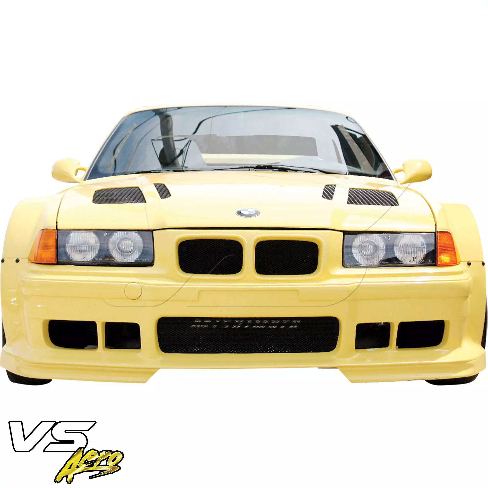 VSaero FRP RIEG DTM Wide Body Front Bumper > BMW 3-Series 325i 328i E36 1992-1998 > 2dr Coupe - Image 29