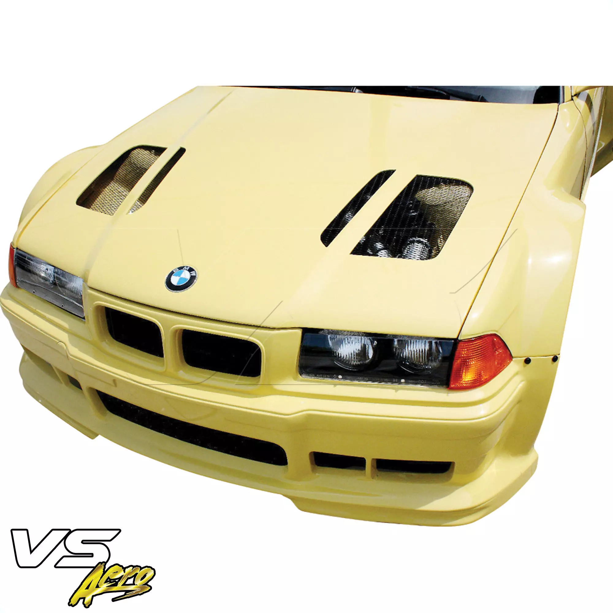 VSaero FRP RIEG DTM Wide Body Front Bumper > BMW 3-Series 325i 328i E36 1992-1998 > 2dr Coupe - Image 33