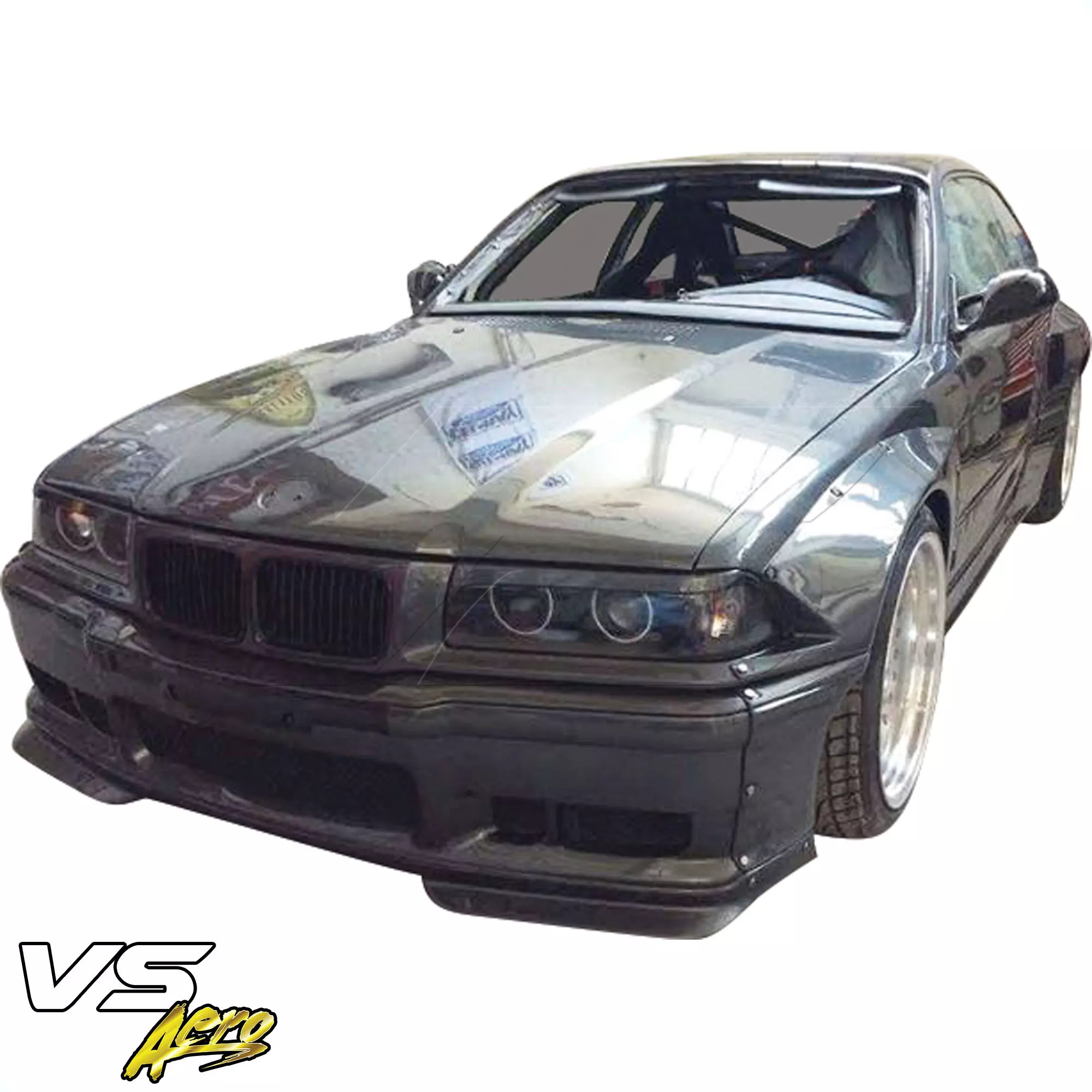 VSaero FRP TKYO Wide Body Kit 12pc w Wing > BMW 3-Series 325i 328i E36 1992-1998 > 2dr Coupe - Image 8