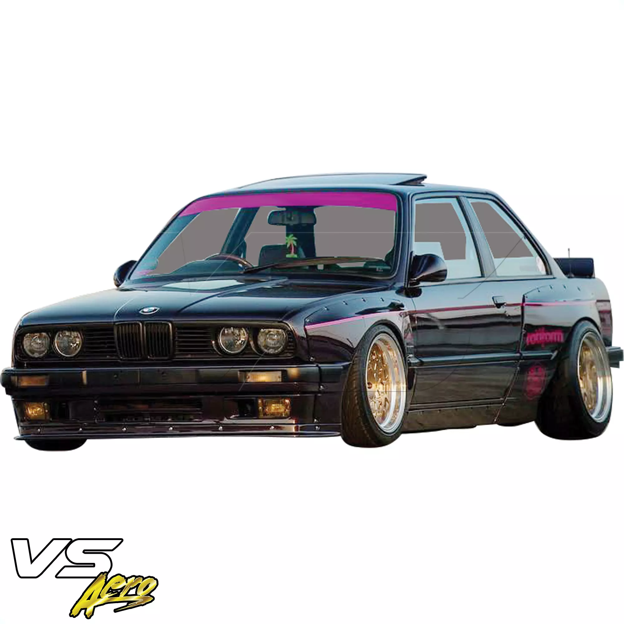 VSaero FRP TKYO Wide Body Front Lip > BMW 3-Series 318i 325i E30 1984-1991> 2dr Coupe - Image 7