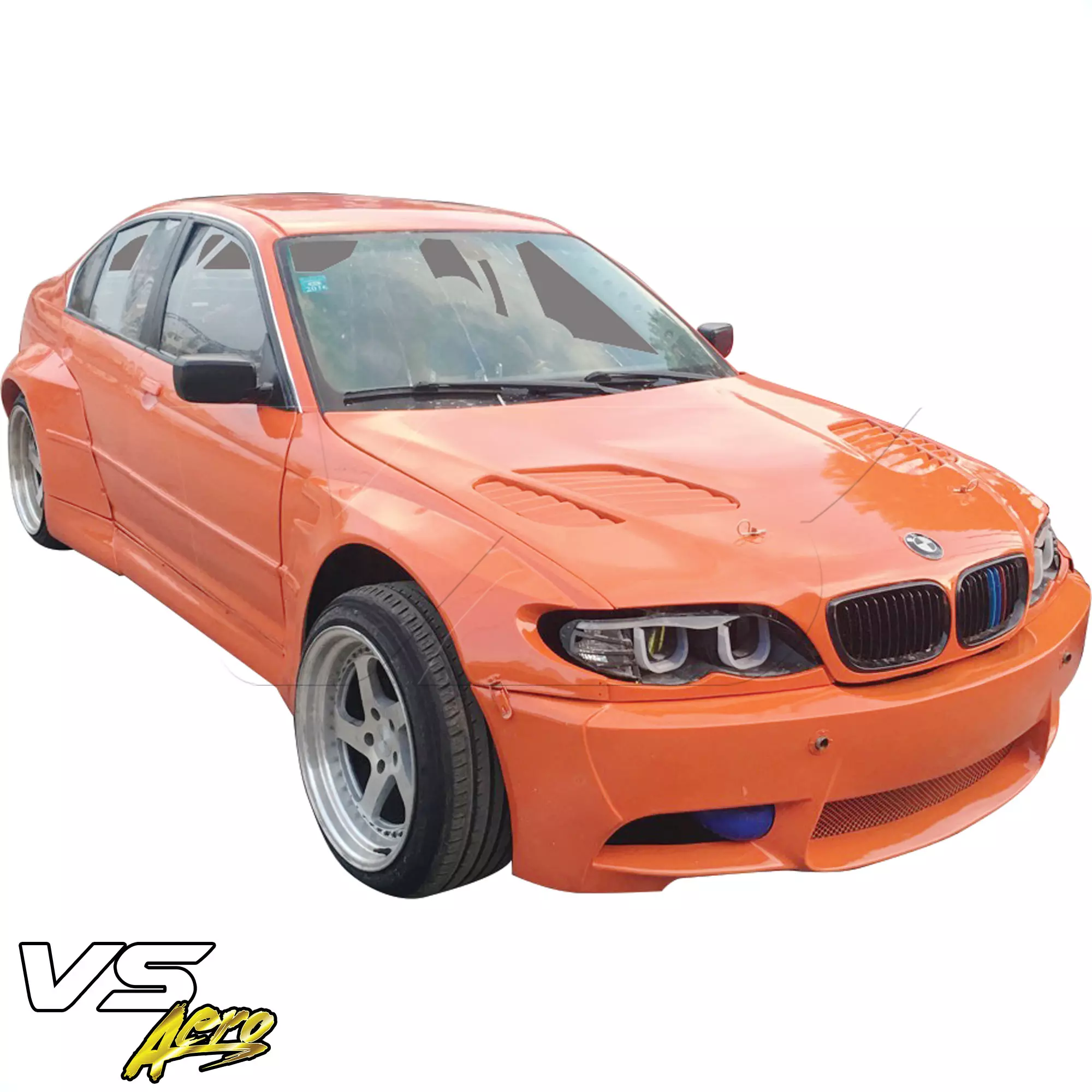 VSaero FRP TKYO Wide Body Front Bumper > BMW 3-Series 328i 335i E90 2009-2011 > 4dr - Image 6