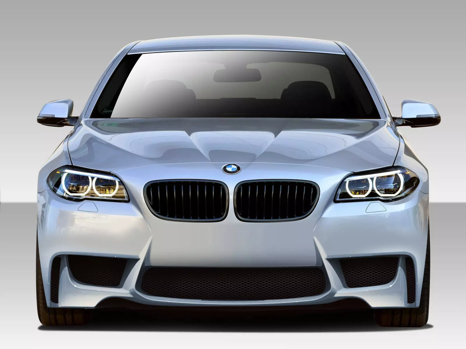 2011-2016 BMW 5 Series F10 4DR Duraflex 1M Look Front Bumper Cover 1 Piece - Image 1