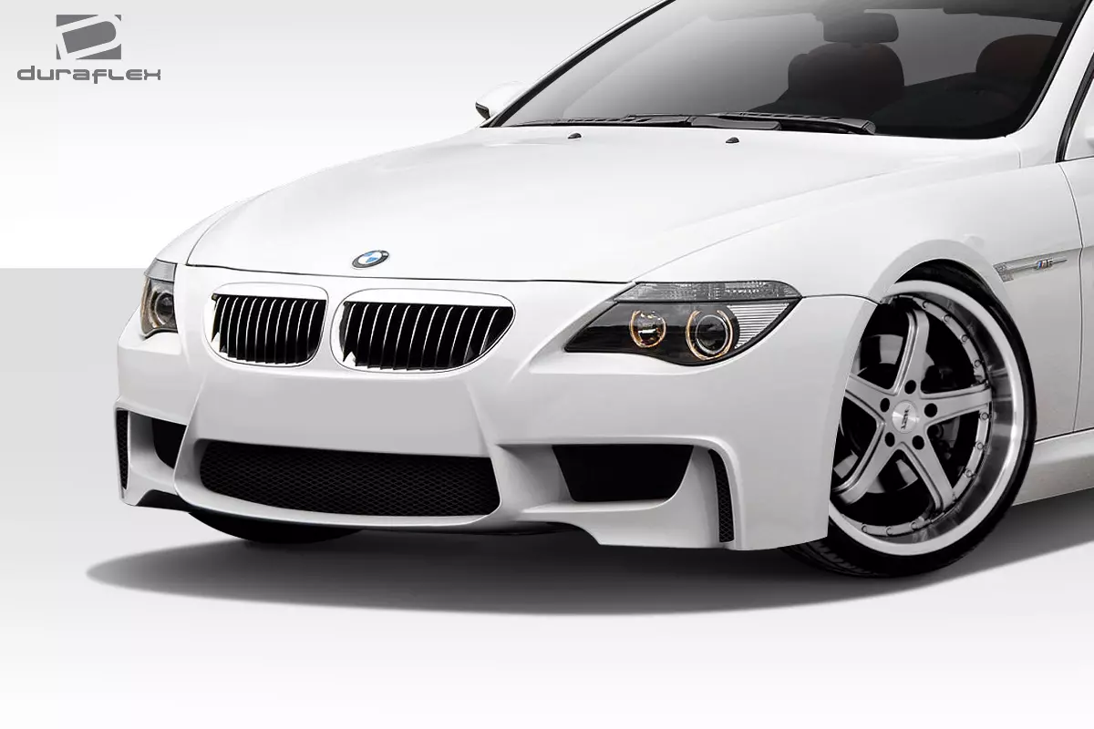 2004-2010 BMW 6 Series E63 E64 Convertible 2DR Duraflex 1M Look Front Bumper Cover 1 Piece - Image 2