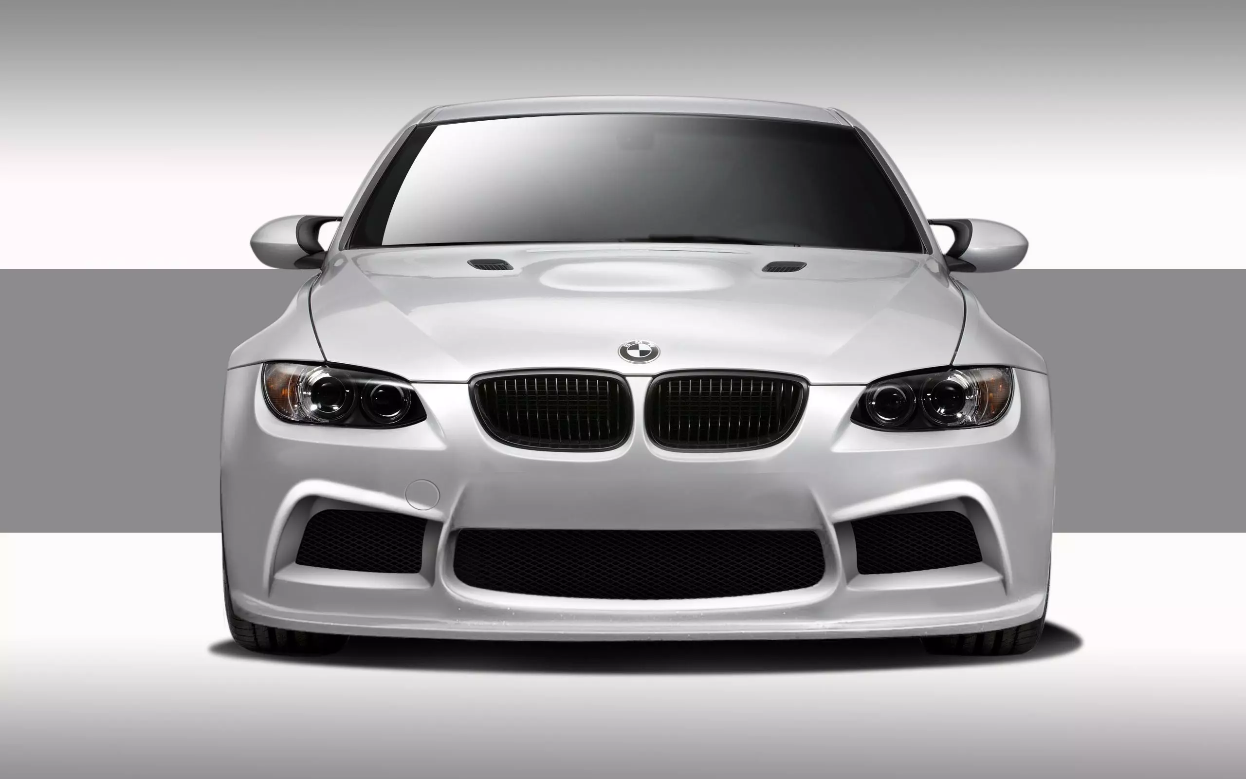 2008-2013 BMW M3 E90 E92 E93 Eros Version 1 Front Bumper Cover 1 Piece - Image 1