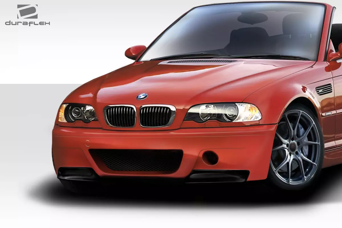 2001-2006 BMW M3 E46 Convertible 2DR Duraflex CSL Look Front Bumper Cover 1 Piece - Image 2