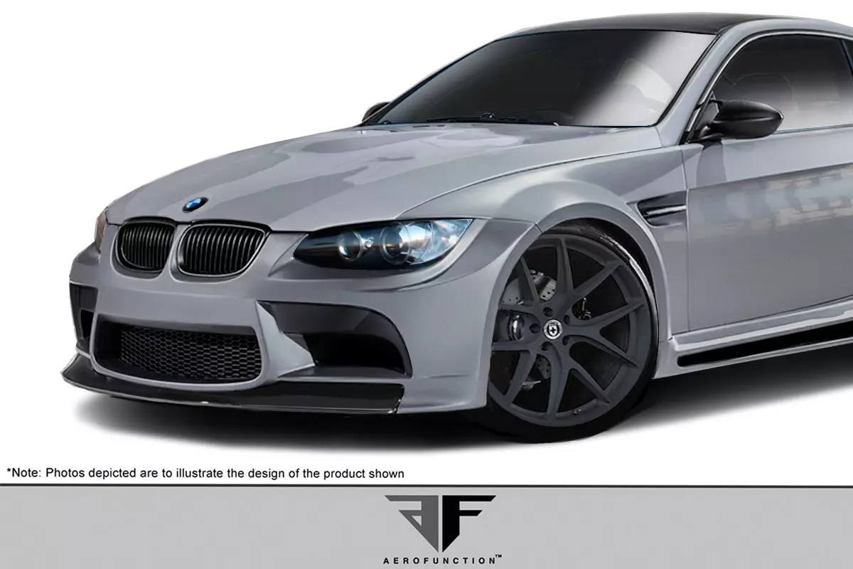 2008-2013 BMW M3 E92 2DR Coupe AF-5 Wide Body Body Kit ( GFK ) 9 Piece - Image 8