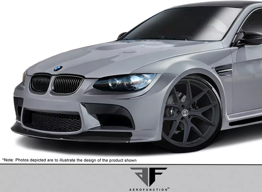 2008-2013 BMW M3 E92 2DR Coupe AF-5 Wide Body Body Kit ( GFK ) 9 Piece - Image 12