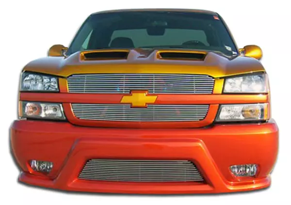 2003-2006 Chevrolet Silverado 2002-2006 Chevrolet Avalanche Duraflex Platinum Front Bumper Cover (w/o cladding) 1 Piece - Image 1