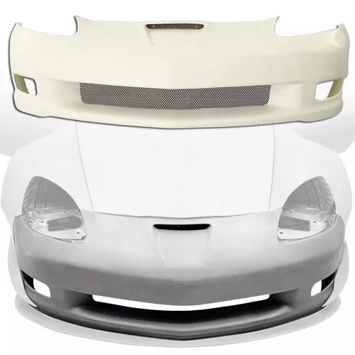 ModeloDrive FRP OER GT3 Front Bumper > Chevrolet Corvette C6 2005-2013 - Image 1