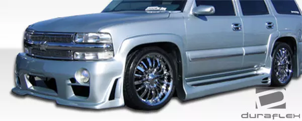 2000-2006 Chevrolet TahOE Suburban 1999-2002 Silverado Duraflex Platinum Front Bumper Cover 1 Piece - Image 4