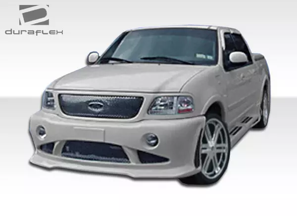 1997-2002 Ford Expedition 1997-2003 Ford F-150 Duraflex Platinum Front Bumper Cover 1 Piece - Image 9