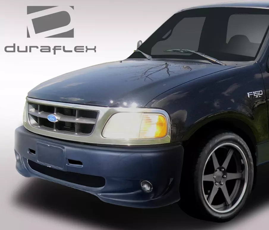 1997-1998 Ford F-150 Expedition Duraflex Lightning SE Front Bumper Cover 1 Piece - Image 2