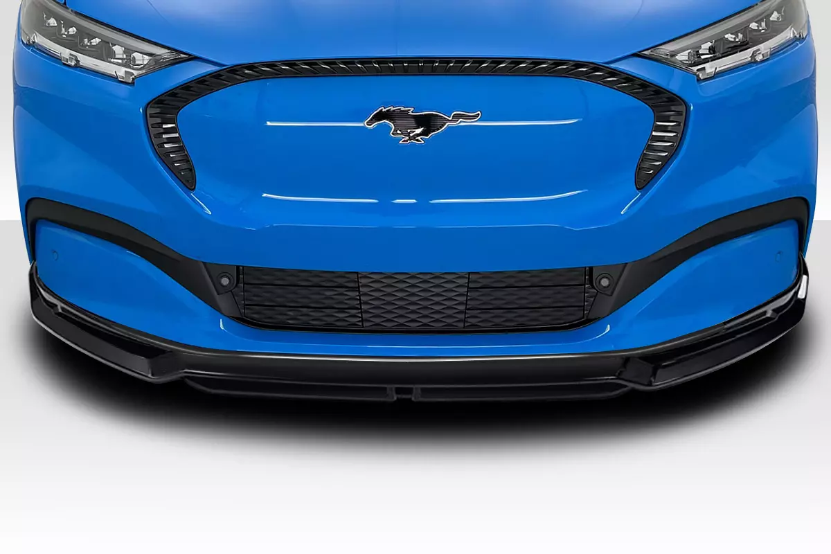 2021-2023 Ford Mustang Mach-E Duraflex Bolt Front Lip Spoiler Air Dam 1 Piece - Image 1