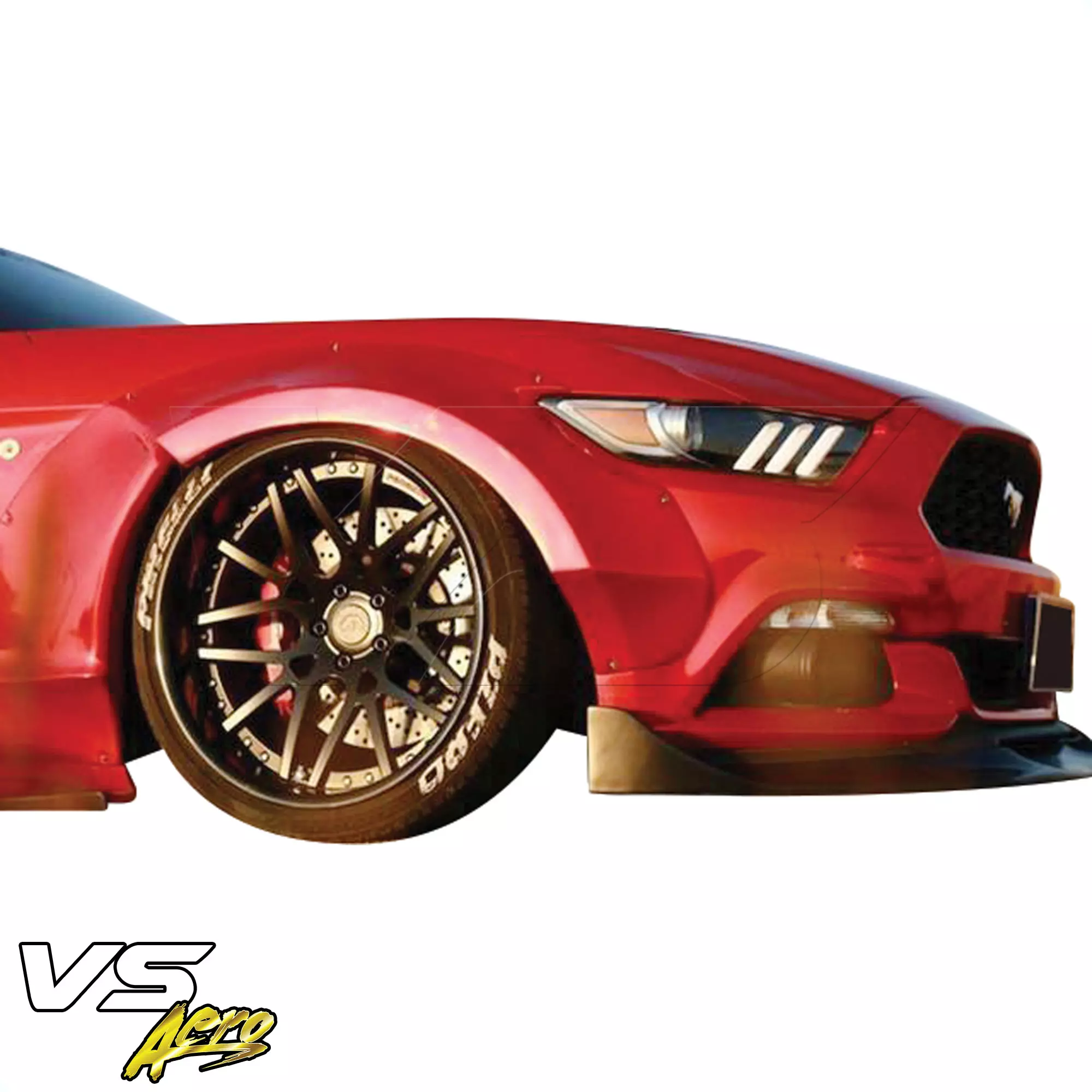 VSaero FRP RBOT Front Lip > Ford Mustang 2015-2017 - Image 2