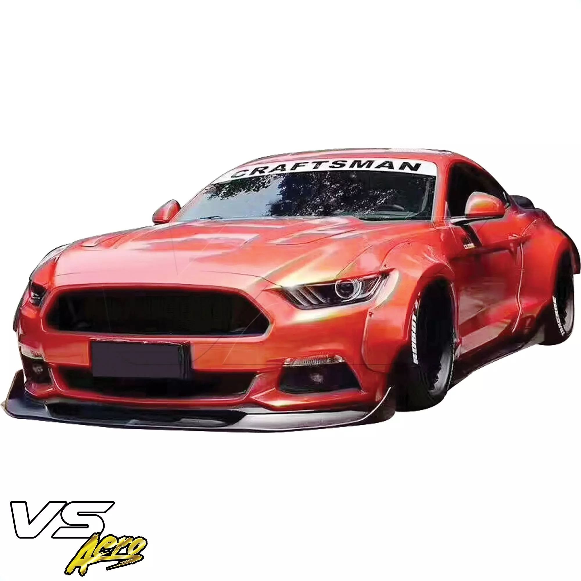 VSaero FRP RBOT Front Lip > Ford Mustang 2015-2017 - Image 16