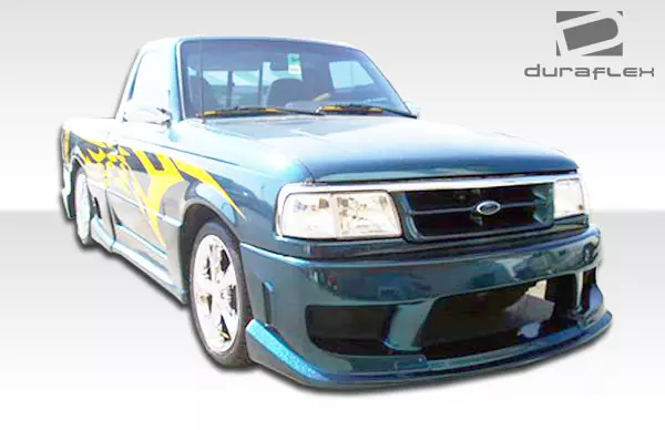 1993-1997 Ford Ranger Duraflex Drifter Front Bumper Cover 1 Piece - Image 6