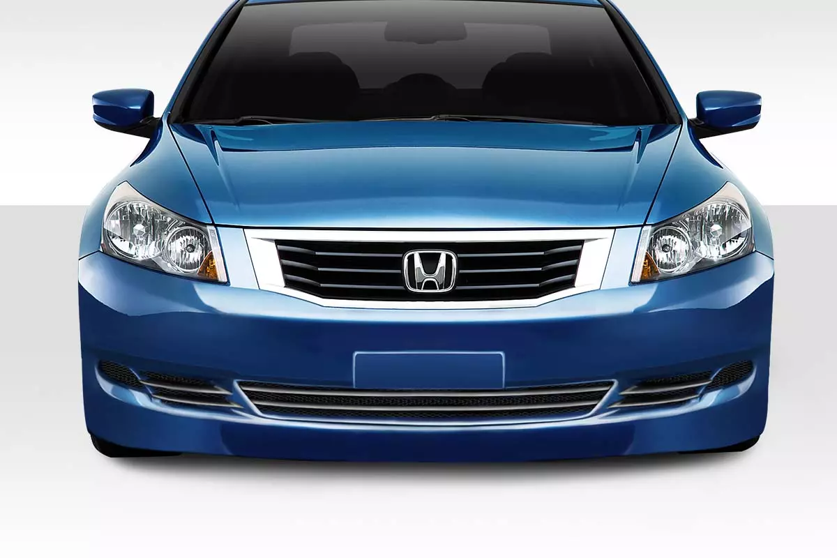 2008-2012 Honda Accord 4DR Duraflex VIP Front Bumper Cover 1 Piece - Image 1