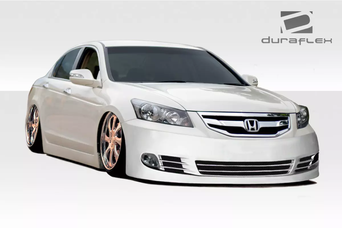 2008-2012 Honda Accord 4DR Duraflex VIP Front Bumper Cover 1 Piece - Image 2