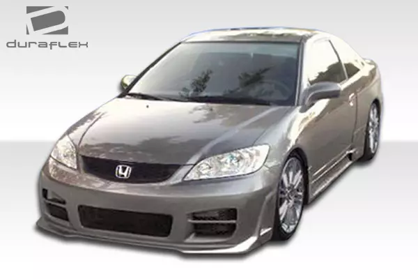 2004-2005 Honda Civic 4DR Duraflex R34 Body Kit 4 Piece - Image 4