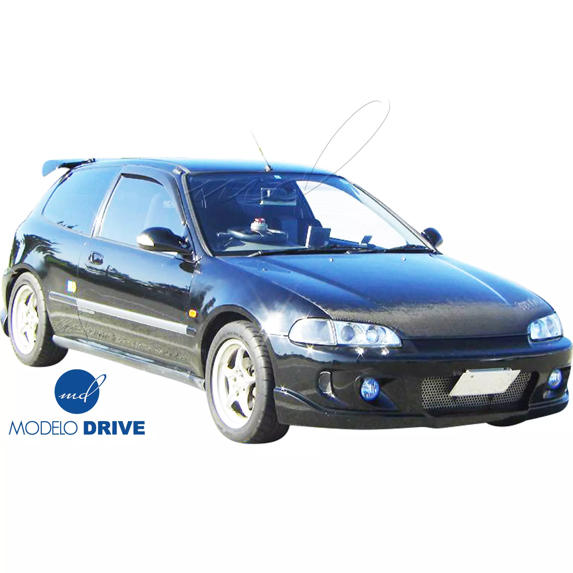 ModeloDrive FRP VAR Front Bumper > Honda Civic EG 1992-1995 > 2/3-Door Hatch - Image 2