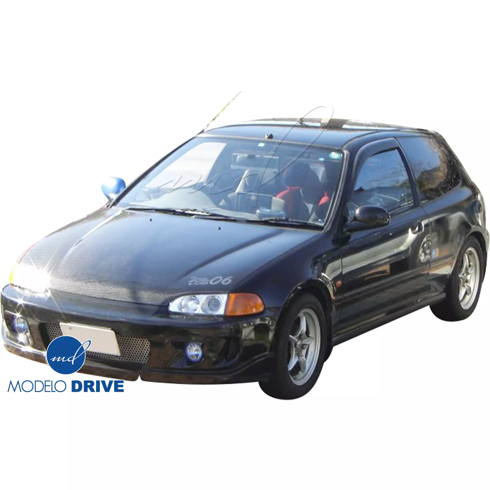 ModeloDrive FRP VAR Front Bumper > Honda Civic EG 1992-1995 > 2/3-Door Hatch - Image 3