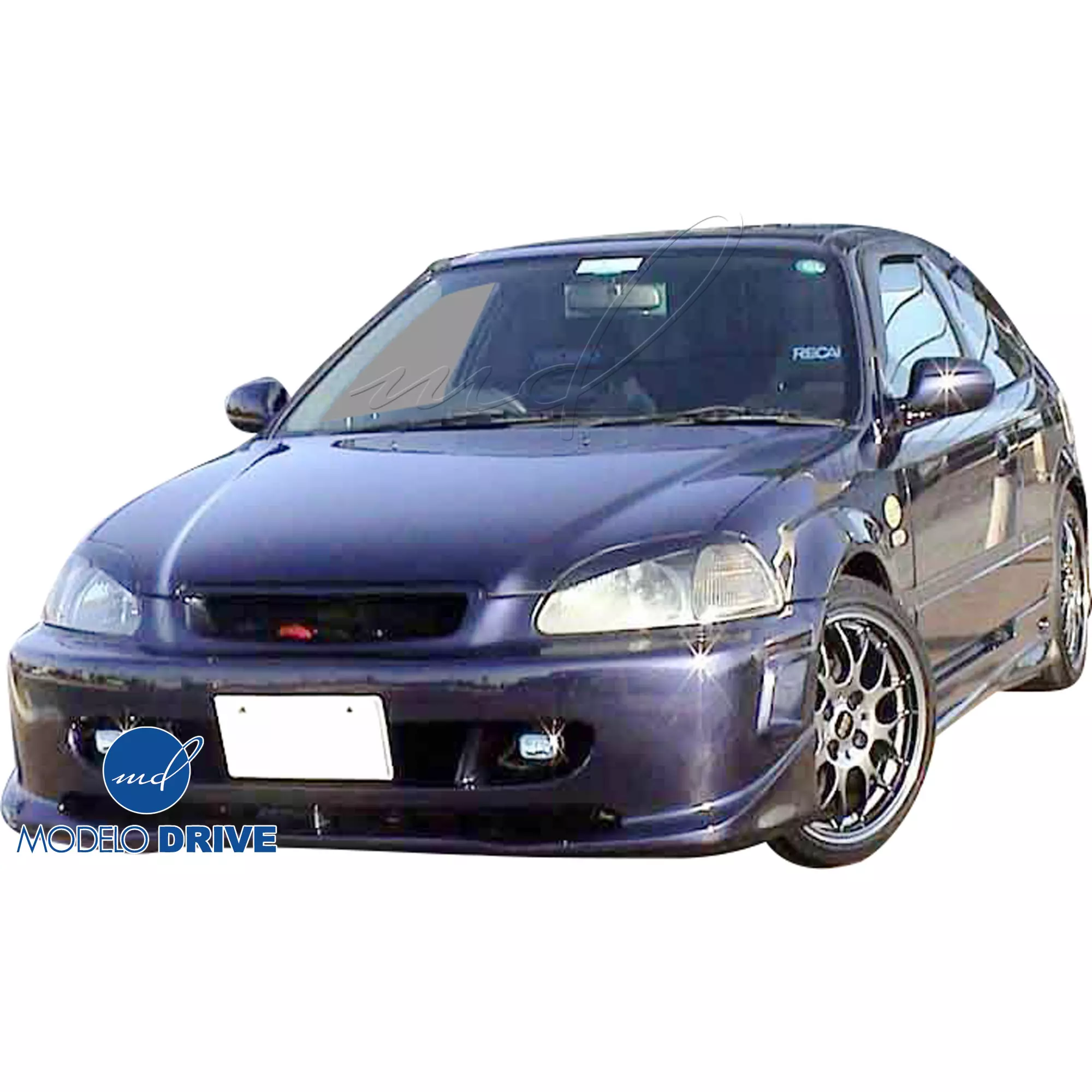 ModeloDrive FRP ZEA Body Kit 4pc > Honda Civic EK9 1996-1998 > 3-Door Hatch - Image 3