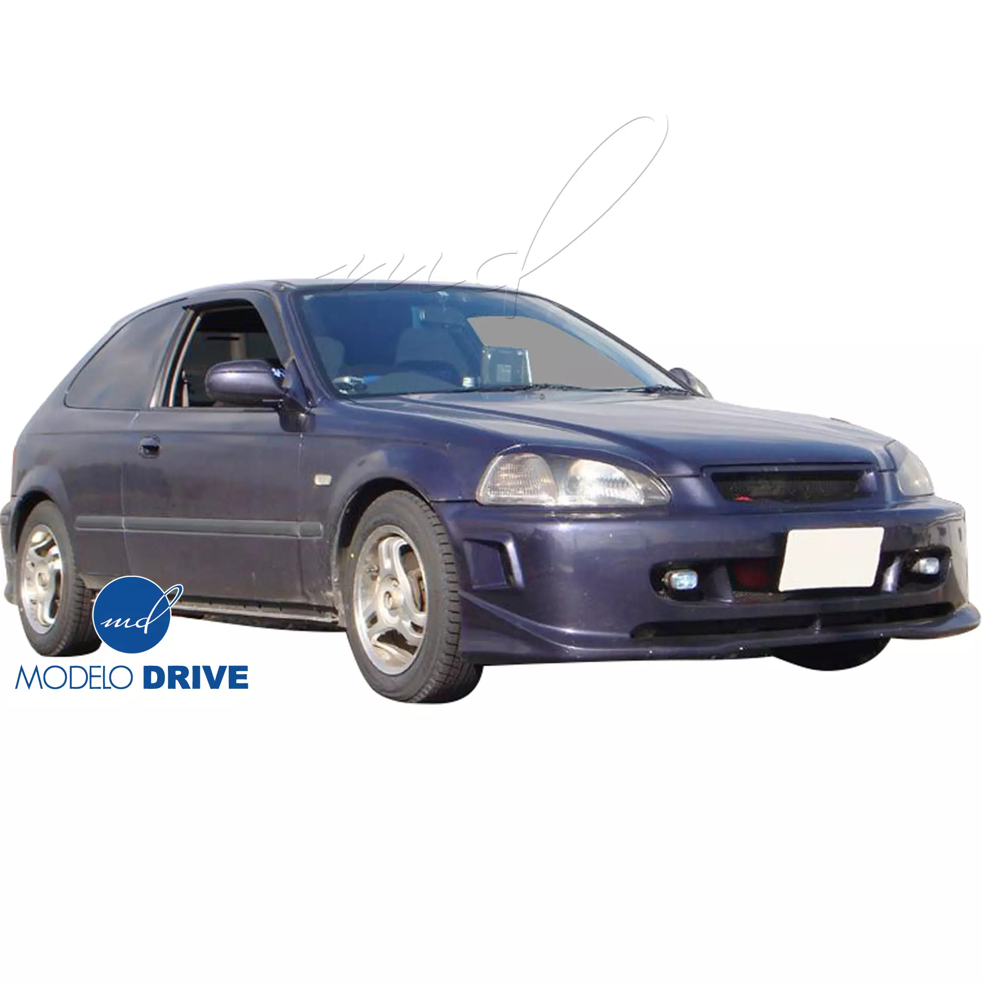 ModeloDrive FRP ZEA Front Bumper > Honda Civic EK9 1996-1998 > 3-Door Hatch - Image 6