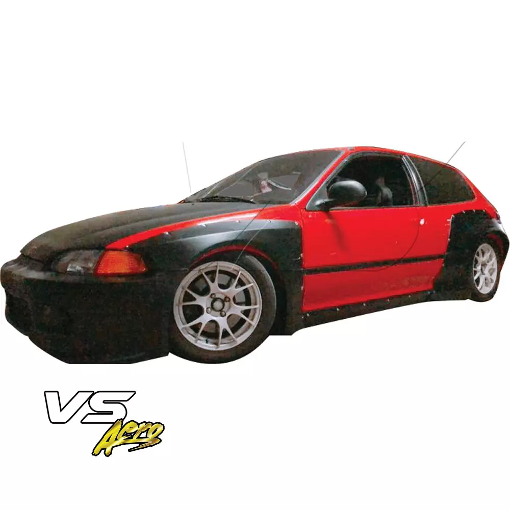 VSaero FRP TKYO Wide Body Front Bumper > Honda Civic EG 1992-1995 > 3dr Hatchback - Image 10