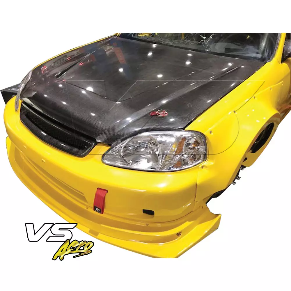 VSaero FRP MAM Wide Body Kit 8pc > Honda Civic EK 1999-2000 > 3dr Hatchback - Image 14