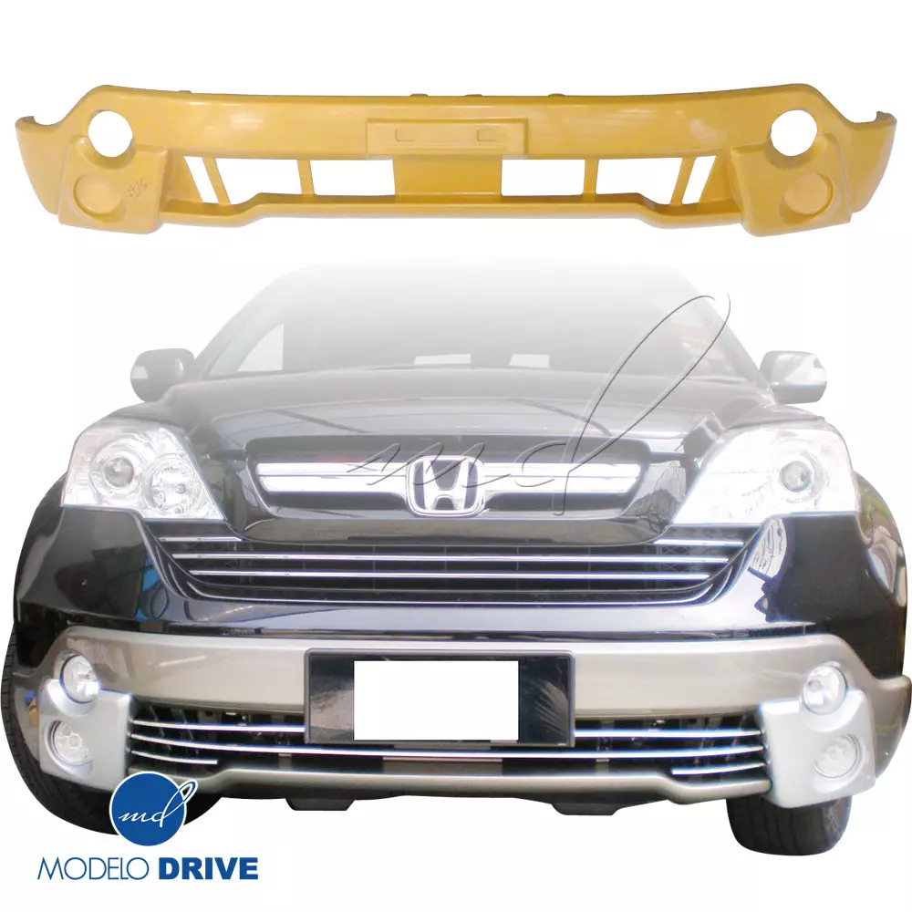 ModeloDrive FRP MUGE Front Add-on Valance > Honda CR-V 2007-2009 - Image 4