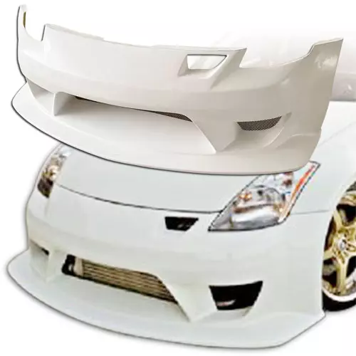 ModeloDrive FRP JVIZ Type-N Front Bumper > Nissan 350Z Z33 2003-2008 - Image 1
